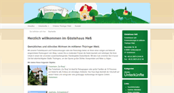 Desktop Screenshot of gaestehaushess.de