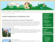 Tablet Screenshot of gaestehaushess.de